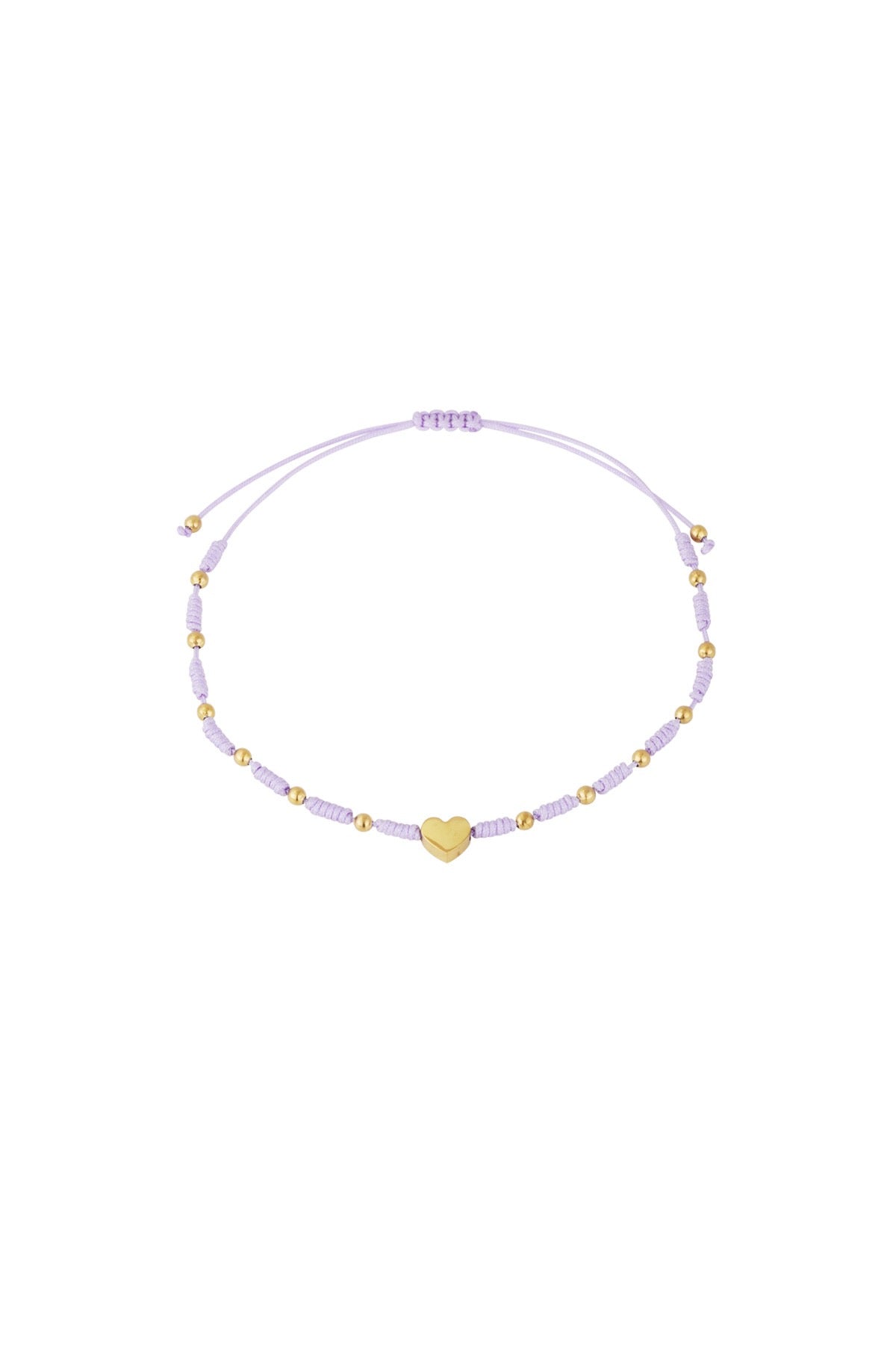 Friendship armband lila
